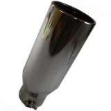 JDNSPEED 4"Inlet 6"Outlet 18"Long Polished Stainless Steel Diesel Bolt On Exhaust Tip