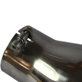 JDNSPEED 4"Inlet 6"Outlet 18"Long Polished Stainless Steel Diesel Bolt On Exhaust Tip