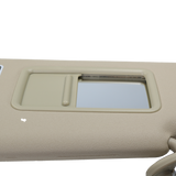 JDMSPEED Sun Visor Left Driver Side Beige Fits Toyota Highlander w/ Vanity Light 2008-13