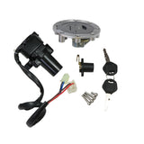 JDMSPEED Fuel Gas Cap Ignition Switch Seat Lock W/ Key Set For Yamaha YZF R1 R6 FZ6