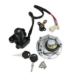 JDMSPEED Fuel Gas Cap Ignition Switch Seat Lock W/ Key Set For Yamaha YZF R1 R6 FZ6