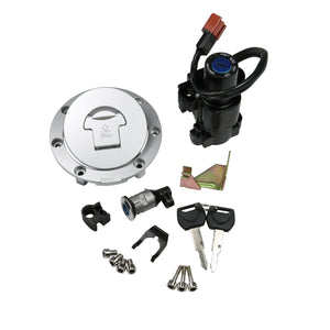 JDMSPEED Ignition Switch Fuel Gas Cap Seat Lock Kit For 07-14 Honda CBR1000RR CBR600RR