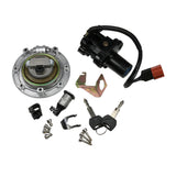 JDMSPEED Ignition Switch Fuel Gas Cap Seat Lock Kit For 07-14 Honda CBR1000RR CBR600RR