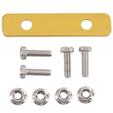 JDMSPEED Gold Universal Front Bumper License Plate Relocator Bracket Holder NEW Bar