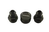 Fits Honda Integra B16 GSR M28 to 10AN Black Rear Block Breather Plug Fittings