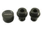 Fits Honda Integra B16 GSR M28 to 10AN Black Rear Block Breather Plug Fittings