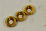 JDMSPEED 20pcs Gold Billet Aluminum Fender/Bolt Engine Bay Dress Up/Bumper Washer Kit