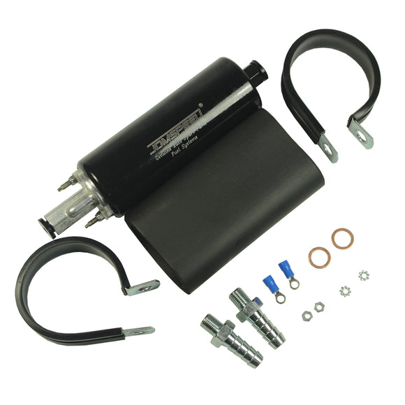 JDMSPEED New Black 270LPH Universal External Inline Performance Fuel Pump Replaces GSL392