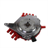 JDMSPEED Red Ignition Distributor With Wire Harness for Chevy Pontiac 10457702