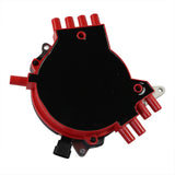 JDMSPEED Red Ignition Distributor With Wire Harness for Chevy Pontiac 10457702