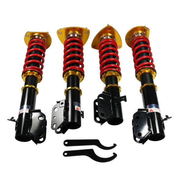 JDMSPEED 4X Coilover Struts Shocks Absorbers For 93-01 Subaru Impreza WRX GC8 Adj Height