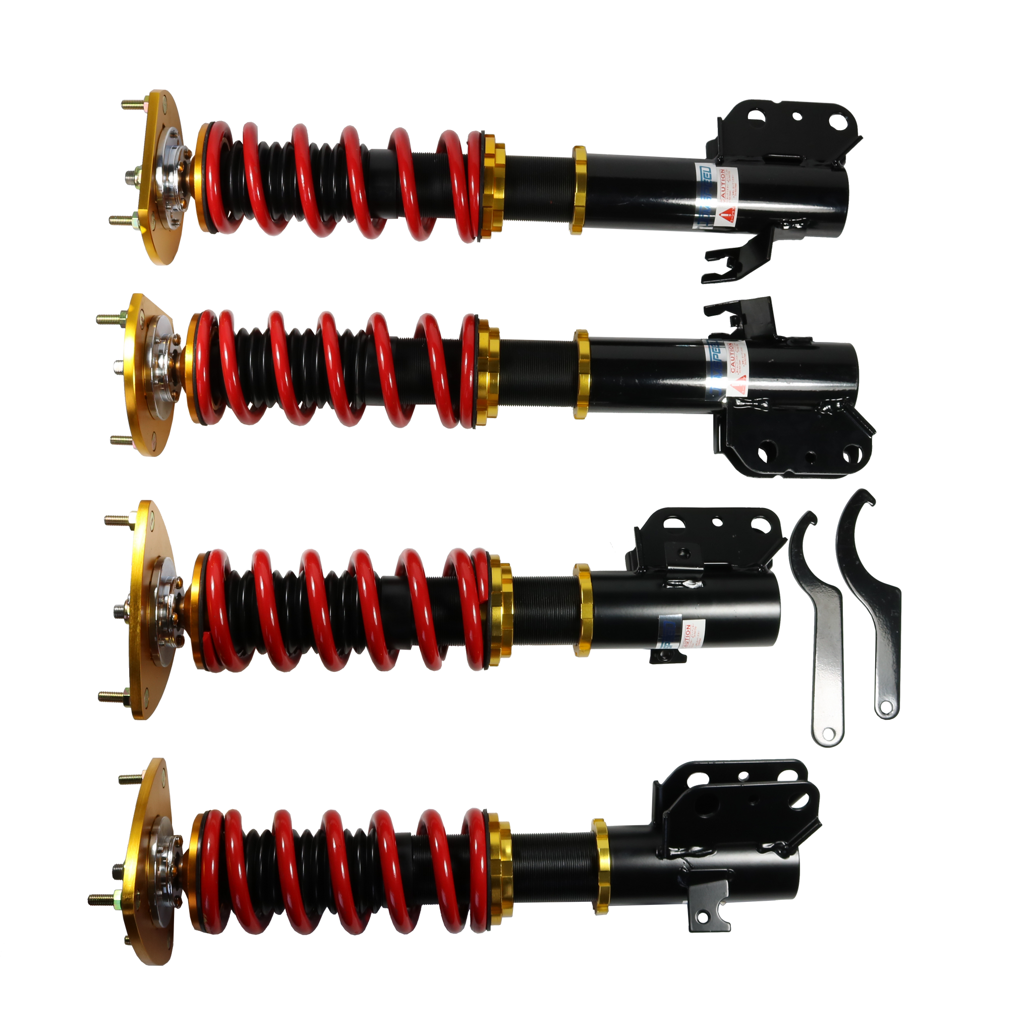 thumbnail image 2 of UNIVERSEPARTS Coilover Struts Kit – 4x Adjustable Shocks & Springs For 2008-2013 Subaru Impreza 2 of 6