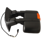 JDMSPEED Towing Upgrade Mirrors Power Heated Turn Signal 99-07 Ford F250-550 Super Duty