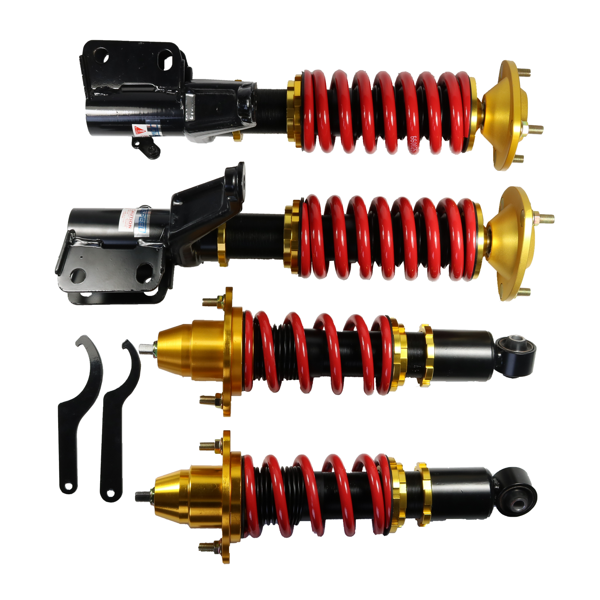 JDMSPEED Coilover Shocks Strut Kits Adjustable Height For