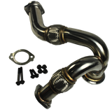JDMSPEED New Turbocharger Y-Pipe Up Pipe Kit For Ford 6.0L Powerstroke Diesel 2003-2007