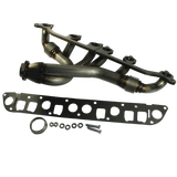 JDMSPEED Stainless Steel Exhaust Manifold & Gasket Kit For Wrangler Grand Cherokee 4.0L
