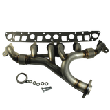 JDMSPEED Stainless Steel Exhaust Manifold & Gasket Kit For Wrangler Grand Cherokee 4.0L