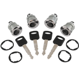 JDMSPEED Set 4 Door Key Lock Cylinders W/4 Keys For Ford Econoline E Series Van JDMSPEED