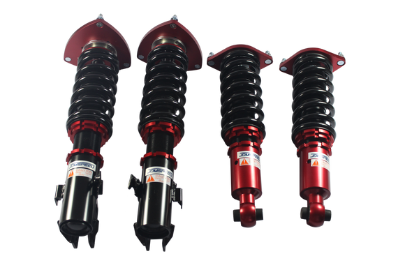 JDMSPEED Set 4 Full Coilover Struts Shock Suspension Kit For