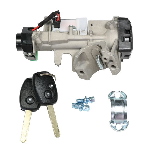 JDMSPEED New Ignition Lock Cylinder Switch With 2 Keys & 2 Bolts For 2006-11 Honda Civic