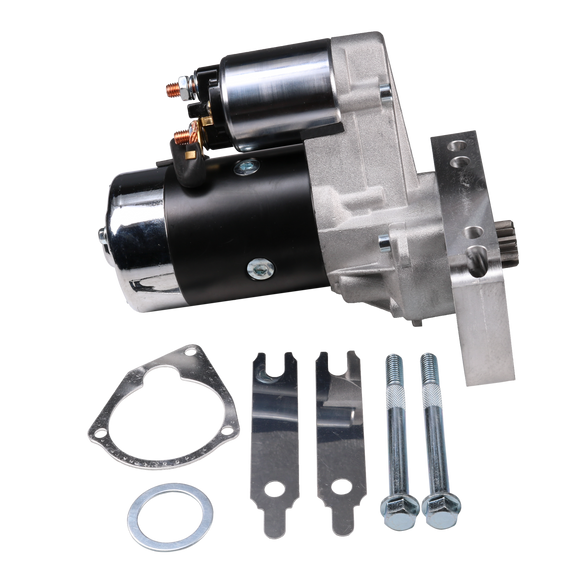 JDMSPEED Black Torque Mini Starter Small & Big Block Fits Chevy 153 168 Tooth