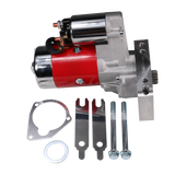 JDMSPEED Red High Torque Mini Starter For Chevy Small & Big Block 153 168 T Compatible