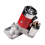 JDMSPEED Red High Torque Mini Starter For Chevy Small & Big Block 153 168 T Compatible