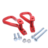 JDMSPEED 2x Front Red Tow Recovery Hooks 84280203 w/ Bolts For 2019-2022 GMC Sierra 1500