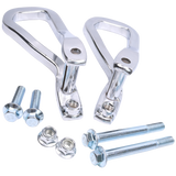 JDMSPEED Front Tow Recovery Hooks Chrome w/ Bolts For 2019-2022 GMC Sierra 1500 84195902
