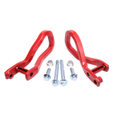 JDMSPEED 2x Front Red Tow Recovery Hooks 84280203 w/ Bolts For 2019-2022 GMC Sierra 1500