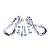 JDMSPEED Front Tow Recovery Hooks Chrome w/ Bolts For 2019-2022 GMC Sierra 1500 84195902