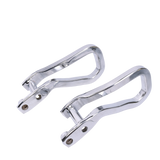 JDMSPEED Front Tow Recovery Hooks Chrome w/ Bolts For 2019-2022 GMC Sierra 1500 84195902