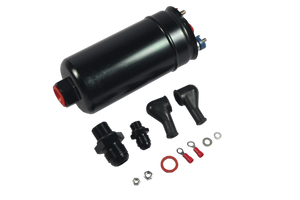 JDMSPEED Inline External Electric Fuel Pump 10AN Inlet W/ Check Valve 8AN Outlet 380LPH