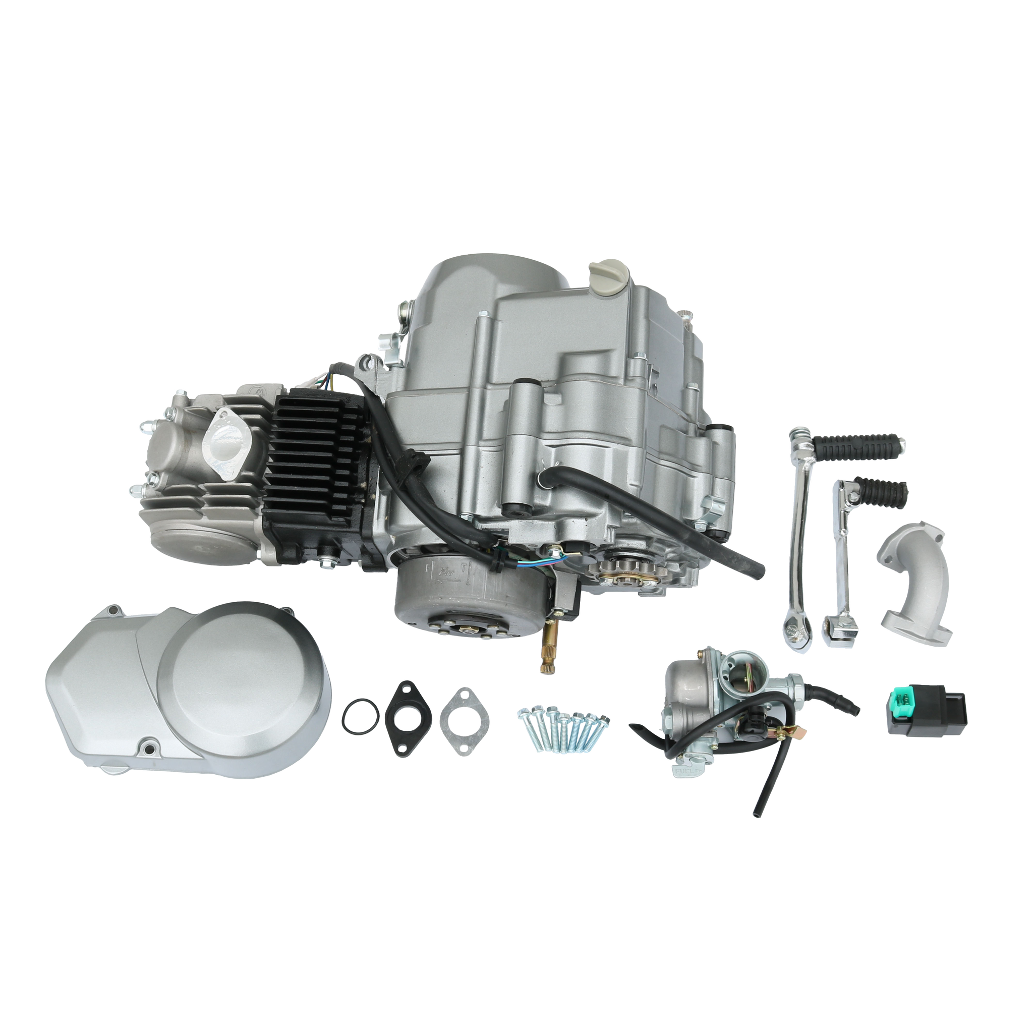 125 CC 4-Stroke Kick Start Engine Motorcycle Dirt Bike Motor For HONDA 4-Speed E - Foto 3