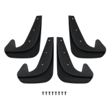 JDMSPEED 4PCS Front & Rear Fender Plastic Wearing Mud Flaps Splash Guards For Universal
