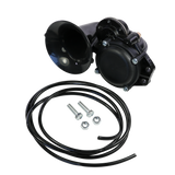 JDMSPEED Black Train Air Horn Trumpet For Motorcycle Bike Truck Car Boat 12v/24v