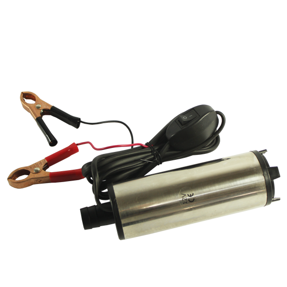 JDMSPEED New 12V DC Electric Submersible Transfer Pump Fuel Diesel Water Oil 30L/MIN