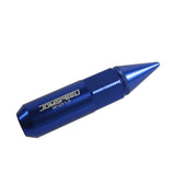 JDMSPEED 20PCS Blue Cap Spiked Extended Tuner Aluminum M12X1.5 60mm Wheel Rim Lug Nuts