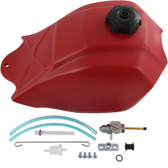 JDMSPEED Wide Open Plastic Gas Fuel Tank Fits For 1985 1986 1987 Honda Atc 250 ES Big Red