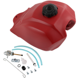 JDMSPEED Wide Open Plastic Gas Fuel Tank Fits For 1985 1986 1987 Honda Atc 250 ES Big Red