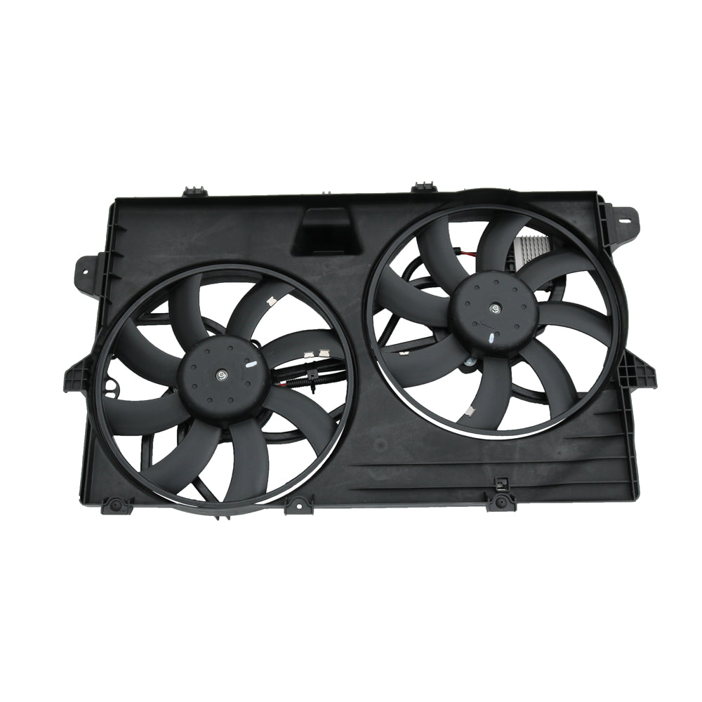 JDMSPEED Dual Radiator Condenser Cooling Fan Assembly For Ford Edge Li ...