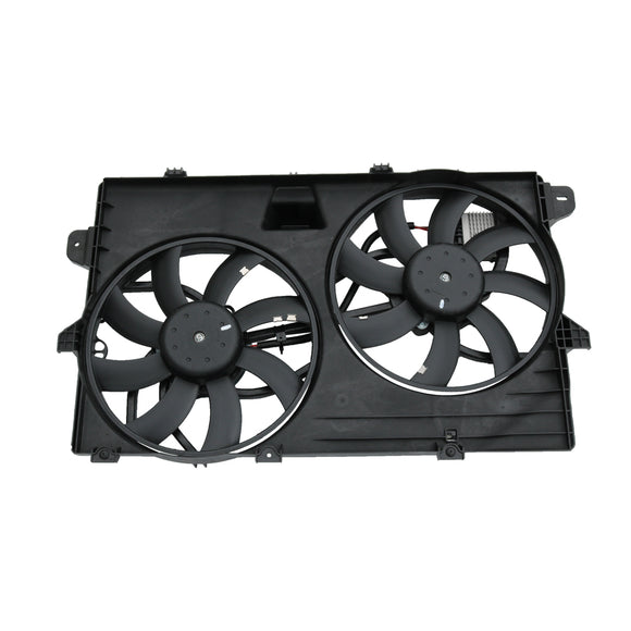 JDMSPEED Dual Radiator Condenser Cooling Fan Assembly For Ford Edge Lincoln MKX FO3115177
