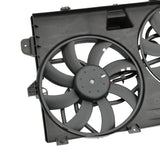 JDMSPEED Dual Radiator Condenser Cooling Fan Assembly For Ford Edge Lincoln MKX FO3115177