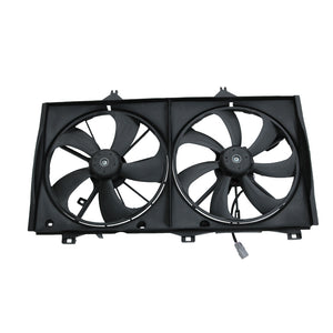 JDMSPEED New Radiator AC Condenser Cooling Fan Assembly For 2007-2009 Toyota Camry 2.4L