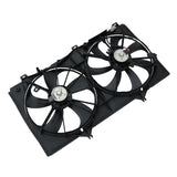 JDMSPEED New Radiator AC Condenser Cooling Fan Assembly For 2007-2009 Toyota Camry 2.4L