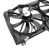 JDMSPEED New Radiator AC Condenser Cooling Fan Assembly For 2007-2009 Toyota Camry 2.4L