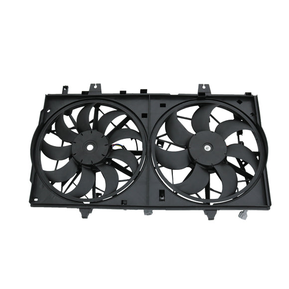 JDMSPEED Dual Radiator Cooling Fan Assembly for Nissan Rogue 2014-2019 X-Trail 2015-2017