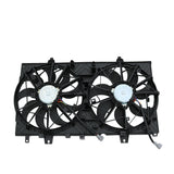 JDMSPEED Dual Radiator Cooling Fan Assembly for Nissan Rogue 2014-2019 X-Trail 2015-2017