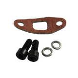 JDMSPEED Braided Turbo Charger Stainless 17" Oil Return Drain Line&10AN Fitting Kit T3 T4