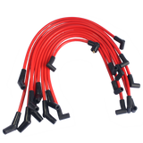JDMSPEED Red Cap HEI Ignition Distributor and Plug Wires For Small Block Ford 289-302